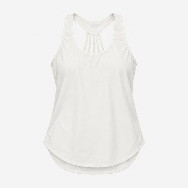 Top Halara Racerback Activewear Sports Tank White 