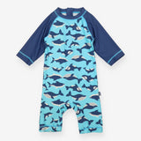 Swimsuit blue whales