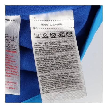 Blue waterproof coat Spike the monster