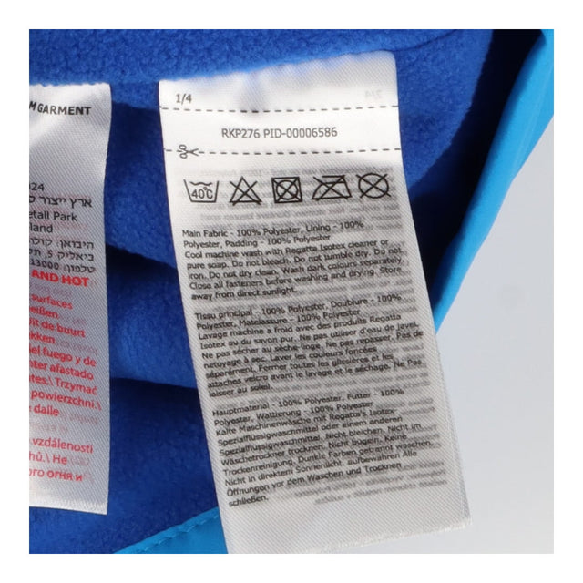 Blue waterproof coat Spike the monster