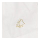 Dress white SS net sleeve tuille lining