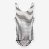 Navy Stripe Maternity Vest Top