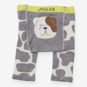 Leggings knit grey animal print dog face