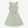 Mischa Belted Dress - Lemon and Lime Print