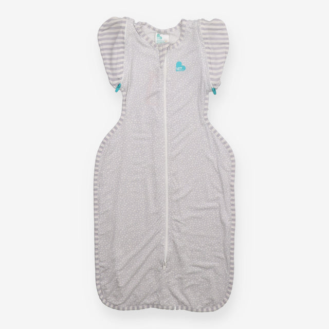 Swaddle Up Sleeping Bag Grey Spotted 1 Tog