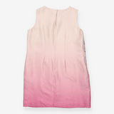 Hobbs London Shift Dress Pink Floral Cream Linen B