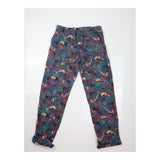 Pyjama Bottoms Blue Fox Print Cotton