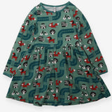 Dress Green street fox dog and friends