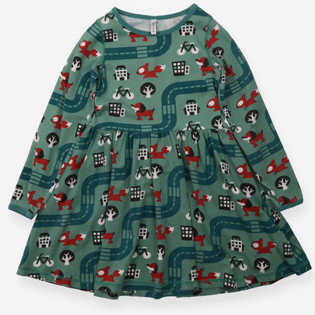 Dress Green street fox dog and friends