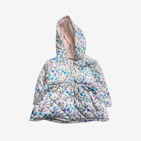 Pink Wildflower Quilted Coat