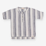 Shirt blue stripe SS