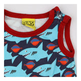 Romper blue shark
