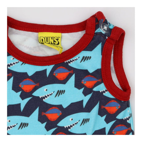 Romper blue shark