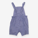 Dungarees Blue Gingham