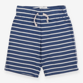 Shorts corfe blue stripe with grey pocket