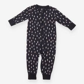 Sleepsuit black white strokes