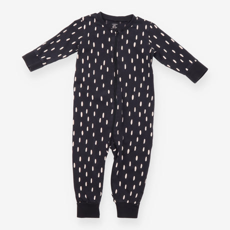 Sleepsuit black white strokes