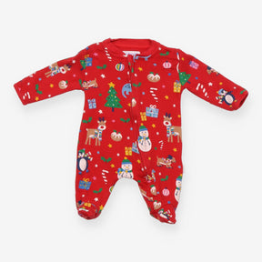 Sleepsuit red festive