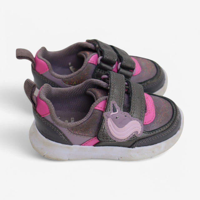 Trainers Grey & Pink Unicorn