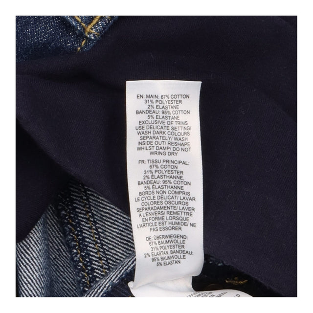 Dark Wash Denim Over Bump Maternity Turn Up Hem Sh