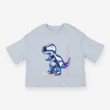 T-Shirt Blue Future Icon Balloon Dinosaur