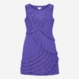 Dress Monsoon Tiered Ruffle Sleeveless Shift Knee 