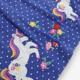 Dress Long Sleeved Blue Polka Dot Unicorn Parade