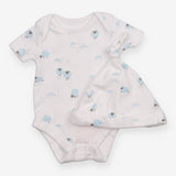 Bodysuit white sheep with hat