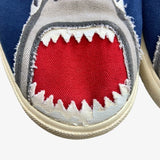 Blue Shark Slip on Pumps