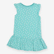Green butterflies dress