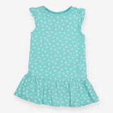 Green butterflies dress