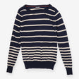 Navy Stripe Fine Knit Lightweight Jumper