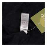 Lila Black Triangle Print Organic Dungarees