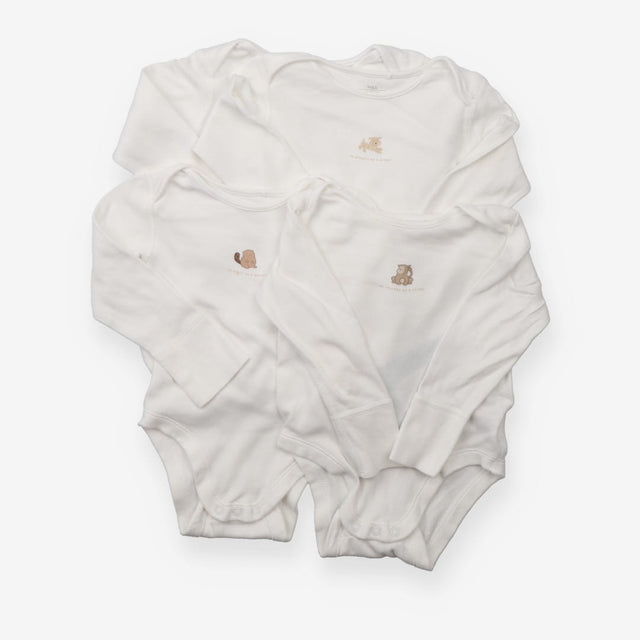 Bodysuits White Long Sleeve as cheeky as a chimp 4