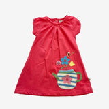 Pink Flowers in a Tea pot tunic