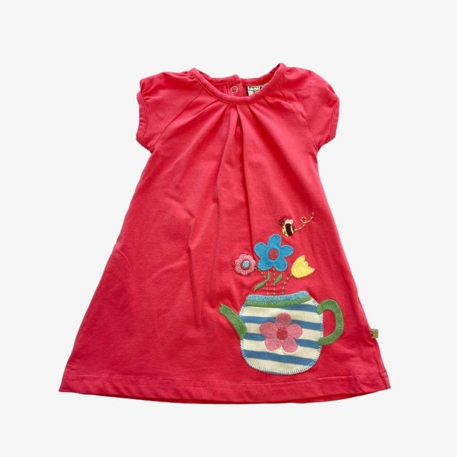 Pink Flowers in a Tea pot tunic