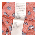 Rust Orange Leopard Print Button Front Max