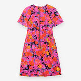 Vibrant Floral Cotton Shift Dress