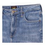 Jeans Carol Straight Leg Mid Wash Blue
