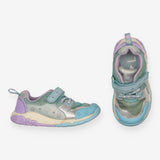 Trainers Purple & Blue Unicorn Velcro