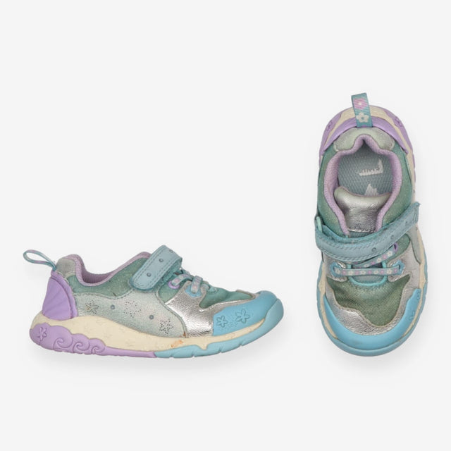 Trainers Purple & Blue Unicorn Velcro