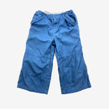 Blue Wide Leg Chino crop