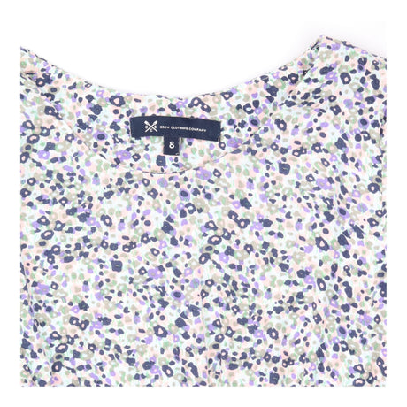 Multicolour Ditsy Floral Fit-and-Flare Midi Dress