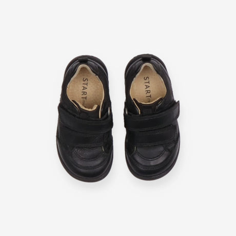 Black velcro first walkers