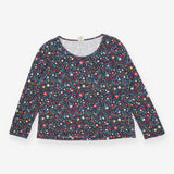Frugi Women’s Navy Flower Meadows Top
