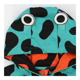 Pramsuit Teal and Black Frog