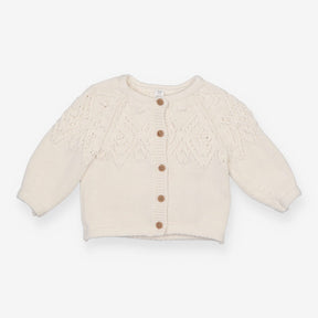 M&S baby cardigan white