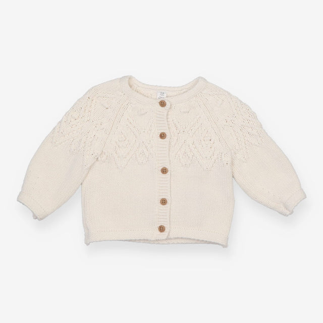 M&S baby cardigan white