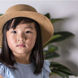 Chambray frill dress