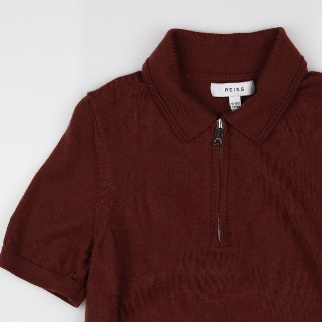 Brown Collared T-shirt